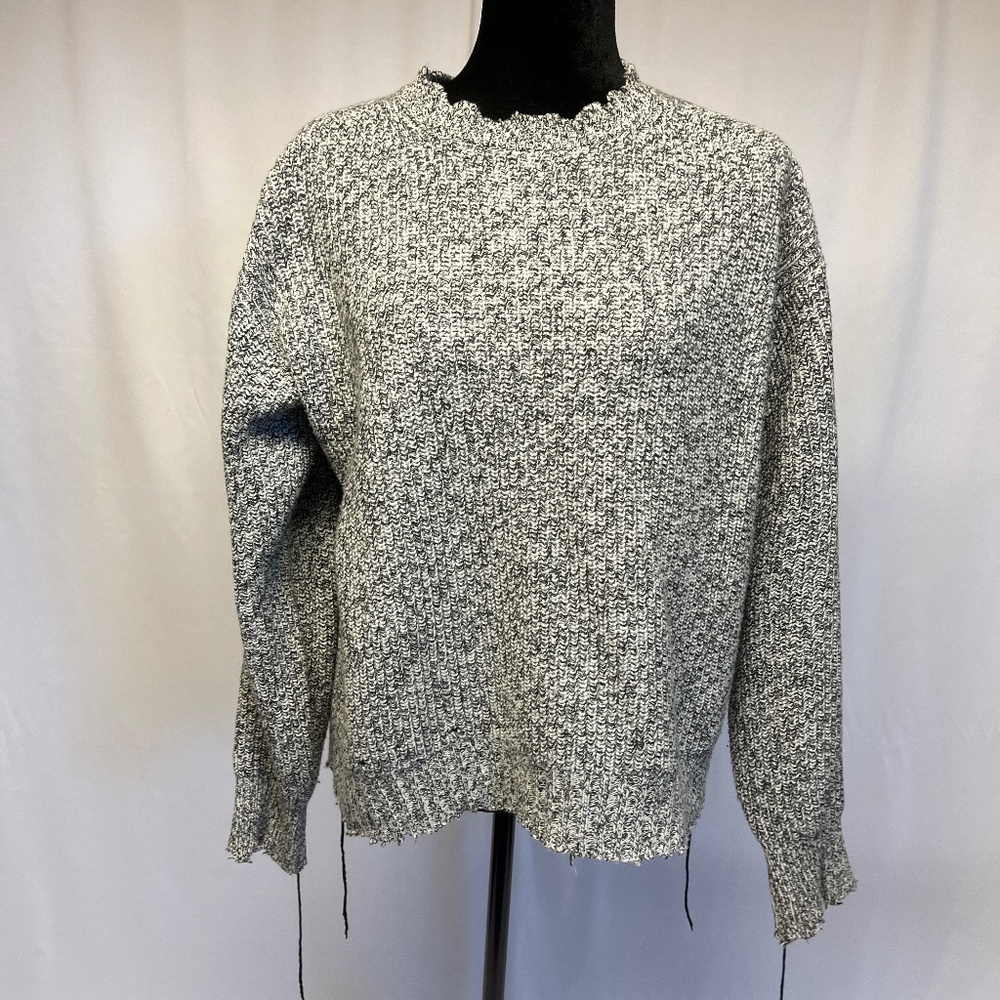 Helmut Lang Distressed Sweater